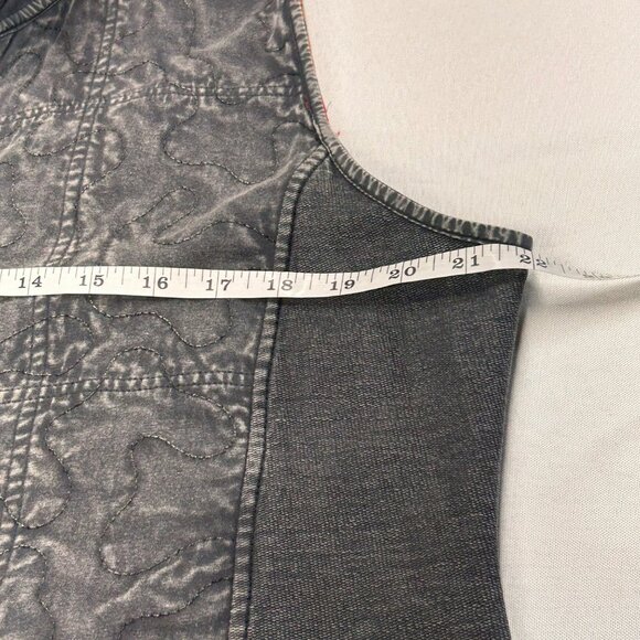 Parsley & Sage Womens Sleeveless Patchwork Vest tunic L 100%‎ Cotton long line - Picture 13 of 16